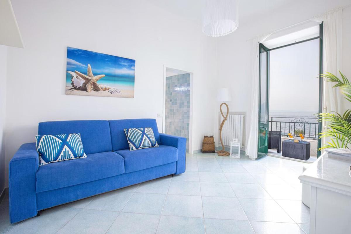 Sorrentovibes - Seaview Home On The Beach & Amazing Views Terrace Exteriér fotografie