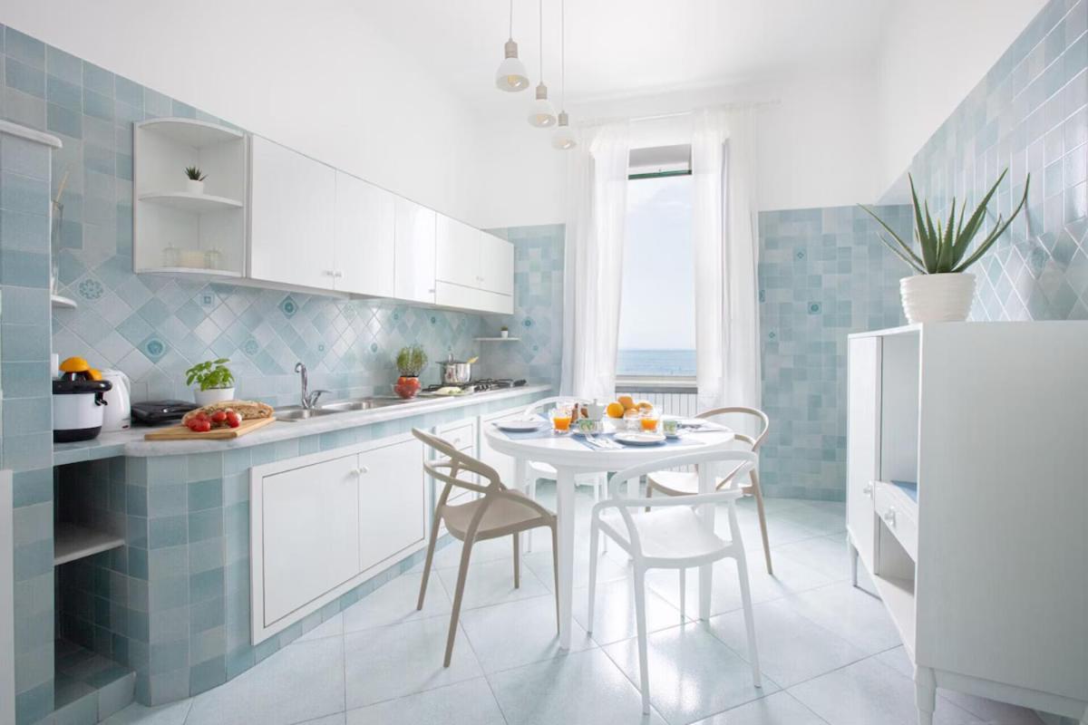 Sorrentovibes - Seaview Home On The Beach & Amazing Views Terrace Exteriér fotografie